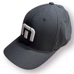 Travis Mathew Golf‎ Cap Hat Mens Large-XL Navy Blue Stretch Flex Cap